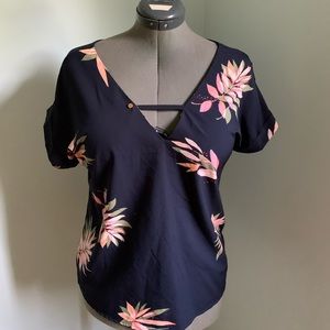 Navy casual top